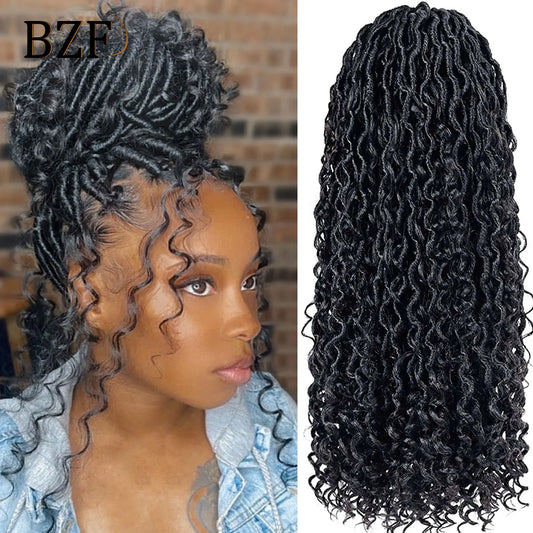 18-Inch Goddess Faux Locs Crochet Hair