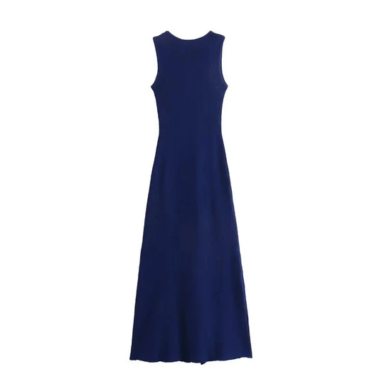 Elegant Women's Knit Sleeveless Party Dress