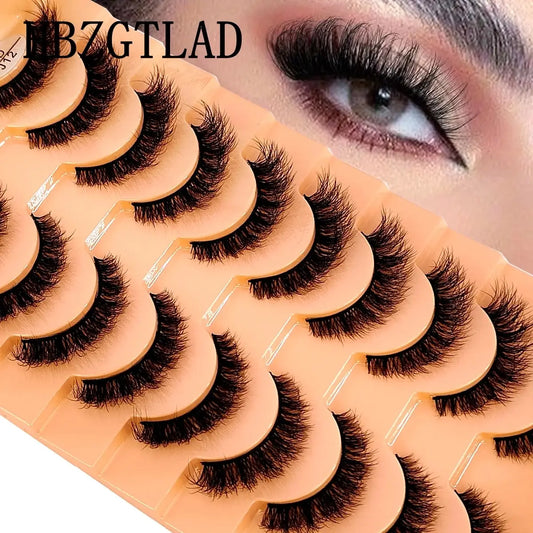 10 Pairs Faux Mink Eyelashes