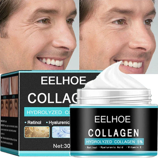 Anti Aging Anti Wrinkle Face Cream Collagen Moisturizing Whitening Facial Skin Care Firming Brighten Day Night Cream for Men